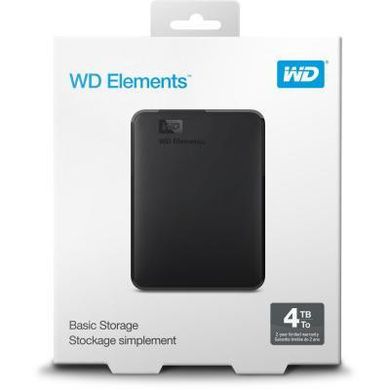 Жорсткий диск WD Elements Portable 4 TB (WDBU6Y0040BBK)